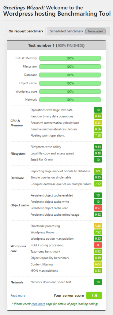 Rocket. Net wp hosting benchmark tool (2)